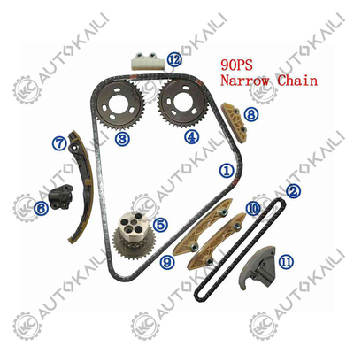 प्लास्टिक PA66 / PA46 टाइमिंग चेन किट फॉर ट्रांजिट 2.0 TDCi 04-06