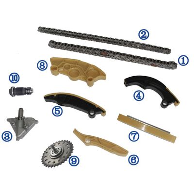 प्लास्टिक PA66 / PA46 टाइमिंग चेन किट रेंज रोवर इवोक पेट्रोल PT204 2.0T 17-18 के लिए