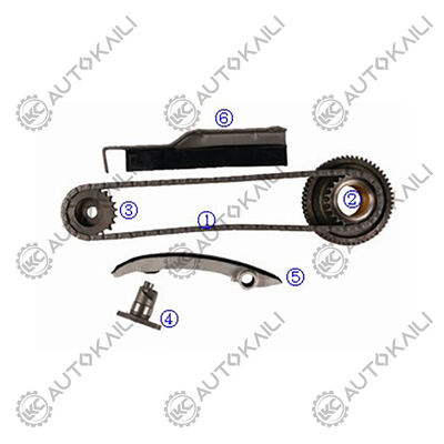 प्लास्टिक PA66 / PA46 टाइमिंग चेन किट के लिए L200 4WD डीजल 4M40T 2.8L 03-06