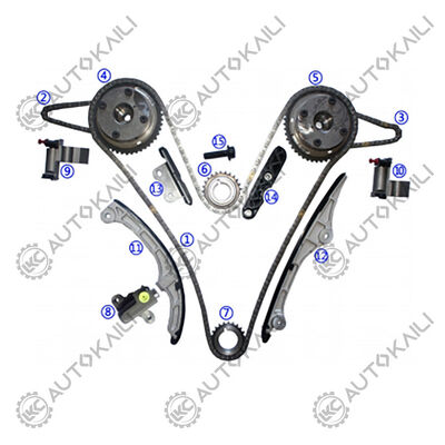 MAZDA 3.7-A,B,V DOHC V6 2007-2011 के लिए टाइमिंग चेन किट