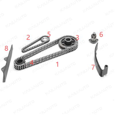 प्लास्टिक PA66 / PA46 टाइमिंग चेन किट MAZDA GLC 323 E3 1.3L 77-86 के लिए