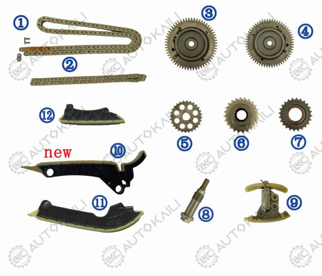 BENZ E-CLASS 2.0L OM654 DIESE 10-17 A0019930576 102L के लिए समय श्रृंखला किट