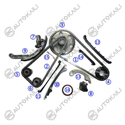 NISSAN YD25DDTI सिंगल NAVARA पिकअप D40 2.5 dCi 2488CC YD25DDTI 05.7-10.12 PATHFINDER III (R51) 2.5 dCi 2488CC YD25DDTi 05.1-08.9 PATHFINDER III (R51) 2.5 dCi 2488CC YD25 के लिए टाइमिंग चेन किट
