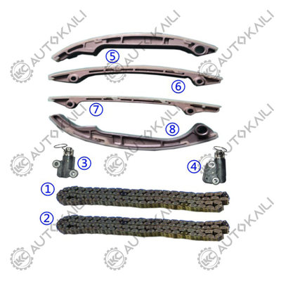निसान टाइटन VK56DE V8 5.6L 5552cc 04-10 आर्माडा VK56DE V8 5.6L 5552cc 05-10 पाथफाइंडर VK56DE V8 5.6L 5552cc 08-10 के लिए टाइमिंग चेन किट