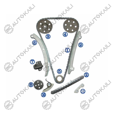 प्लास्टिक PA66 / PA46 टाइमिंग चेन किट FORD FOCUS 2.0L 121CID DURATEC DOHC 16V L4 2005-2011 के लिए