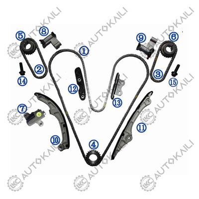 टाइमिंग चेन किट 3.5-W, C 3496cc VVT V6 N7WGE 2007-10 Edge07-10,Flex non turbo09-10 Flex turbo09, Fusion07-09,Taurus09,Taurus X 08-09 के लिए