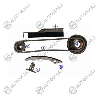 प्लास्टिक PA66 / PA46 टाइमिंग चेन किट के लिए L200 4WD डीजल 4M40T 2.8L 03-06