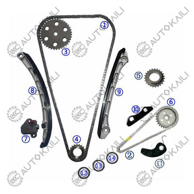 MAZDA 3 पेट्रोल LF5H / LF5W 2.0L के लिए टाइमिंग चेन किट 08-14