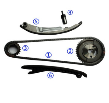 FIAT PALIO सिएना आइडिया स्ट्राडा टाइमिंग चेन किट 04777699AA 112L पहनने का विरोध