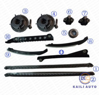फोर्ड F350 F250 F150 अभियान F6TZ6268AA के लिए 8 * 122L XL1Z6L266AA VVT टाइमिंग चेन किट