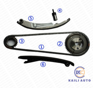 FIAT PALIO सिएना आइडिया स्ट्राडा टाइमिंग चेन किट 04777699AA 112L पहनने का विरोध