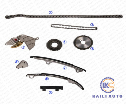 QR20 2.0L निसान ALTIMA टाइमिंग चेन किट प्राइमेरा P12 X-TRAIL T30 13028-6N201 9 * 164L 13070-6N215