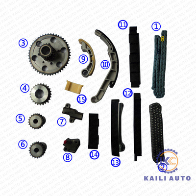 निसान NP300 NAVARA (D40) पाथफाइंडर III (R51) 13028-EB70A 94L 13070-EB70B के लिए टाइमिंग चेन किट