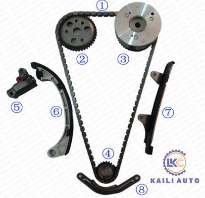 1.0L DOHC 16V VVT किट टोयोटा इको PLATZ VITZ टाइमिंग चेन इंजन 1SZ P1 SCP10 13506-23010 13523-97401