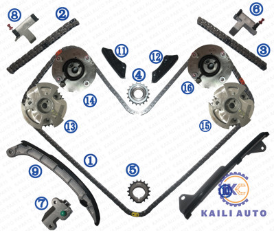 टोयोटा टुंड्रा एफजे क्रूजर टाइमिंग चेन वीवीटी किट 4RUNNER 4.0L 13506-31040 178L 13507-31020 46L